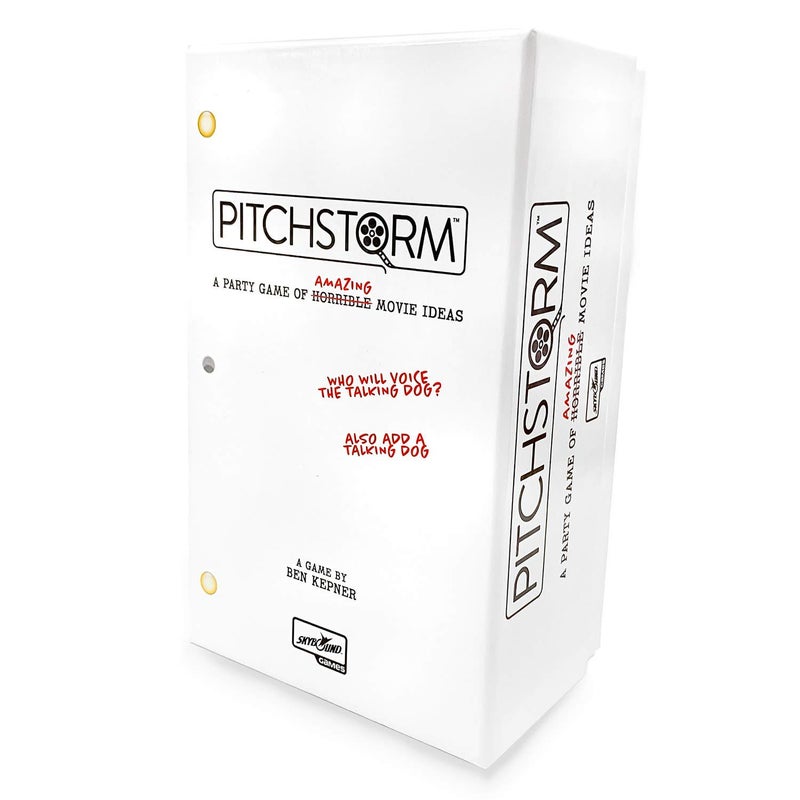 Skybound Pitchstorm : Card Game of Pitching Horrible Movie Ideas to The Worst Executives | Fun Party Tabletop Game Enjoyed by Teens and Adults, 500-card Core Deck, 3-12 Players, Ages 14+ - Image 1